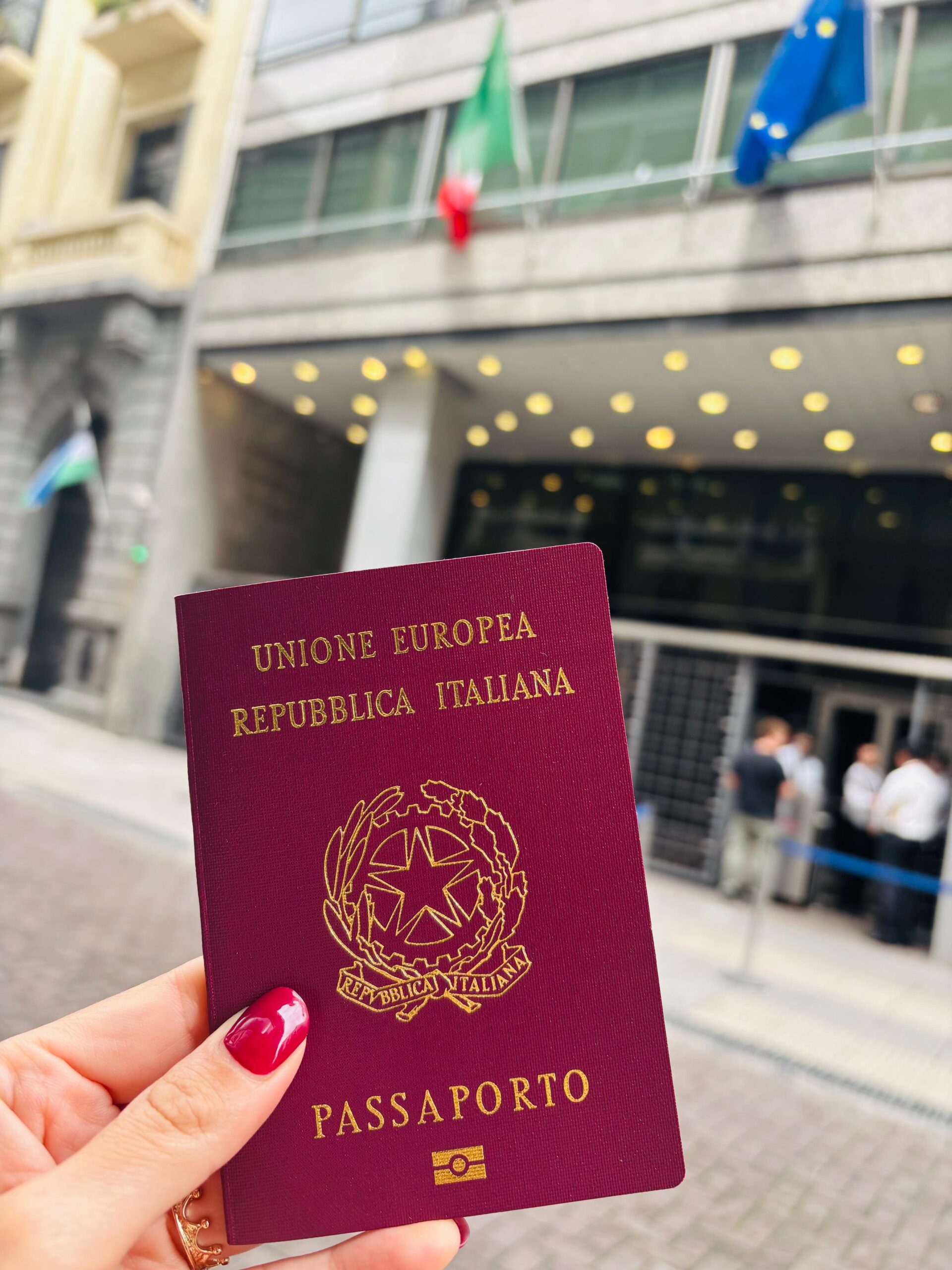 Turno para pasaporte en el Consulado Italiano